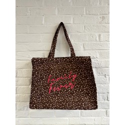 Cabas - Frangin Frangine - Emile - Leopard marron