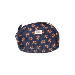 Trousse de toilette - Frangin Frangine - Paulette - Fleurs marine