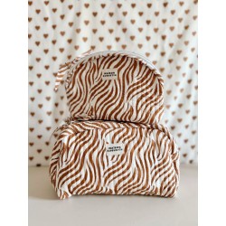 Trousse de toilette - Maison Augustin - Zèbre camel