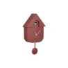 Pendule - present time - modern cuckoo - red ochre