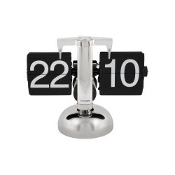 Horloge à poser - present time - small flip - black