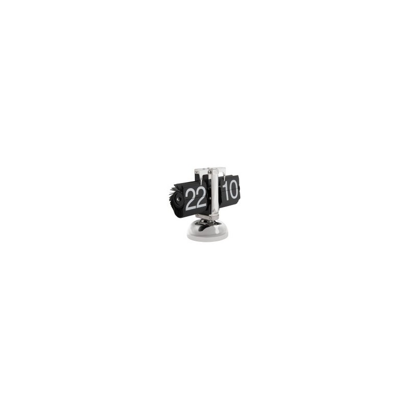 Horloge à poser - present time - small flip - black
