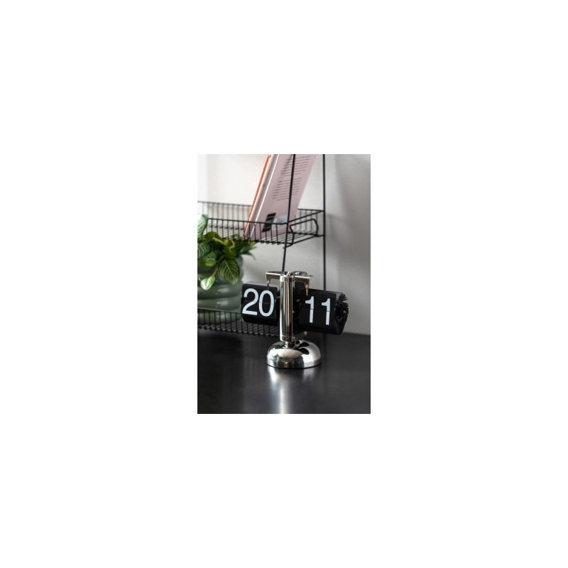 Horloge à poser - present time - small flip - black
