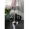 Horloge à poser - present time - small flip - black