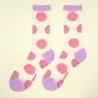 Chaussettes transparentes - coucou suzette - cosmos