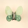 Pince à cheveux - coucou suzette - papillon vert