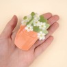 Pince à cheveux - coucou suzette - pot de fleurs