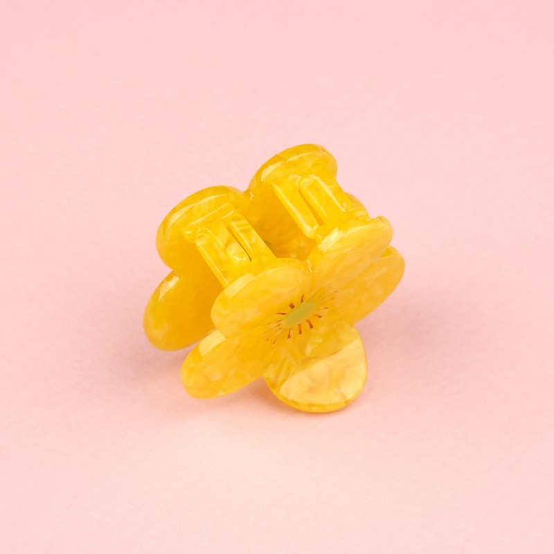 Mini Pince à cheveux - coucou suzette - bouton d'or