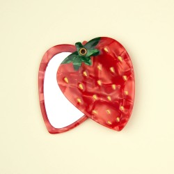 Miroir poche - coucou suzette - Fraise