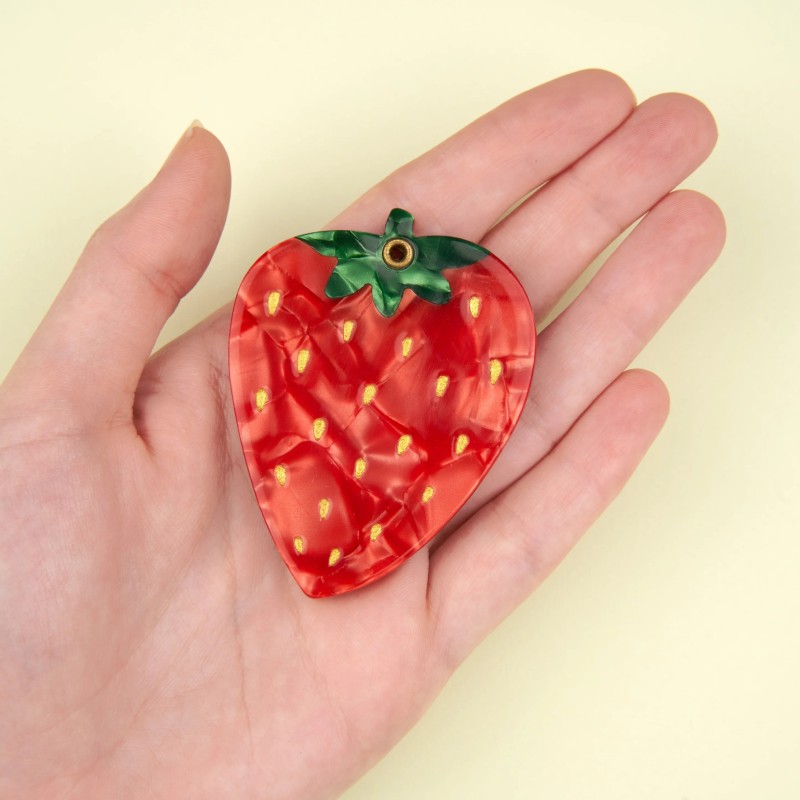 Miroir poche - coucou suzette - Fraise