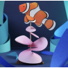 Puzzle 3d - assembli - poisson clownfish