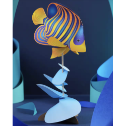 Puzzle 3d - assembli - poisson regal angelfish