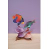 Puzzle 3d - assembli - poisson duo - majestic angelfish & Rainbow wrasse