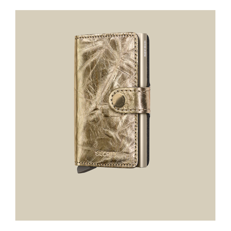 Porte-cartes - secrid - miniwallet Crunch gold