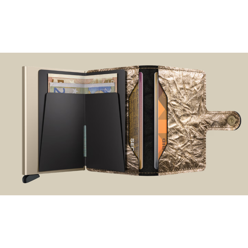Porte-cartes - secrid - miniwallet Crunch gold