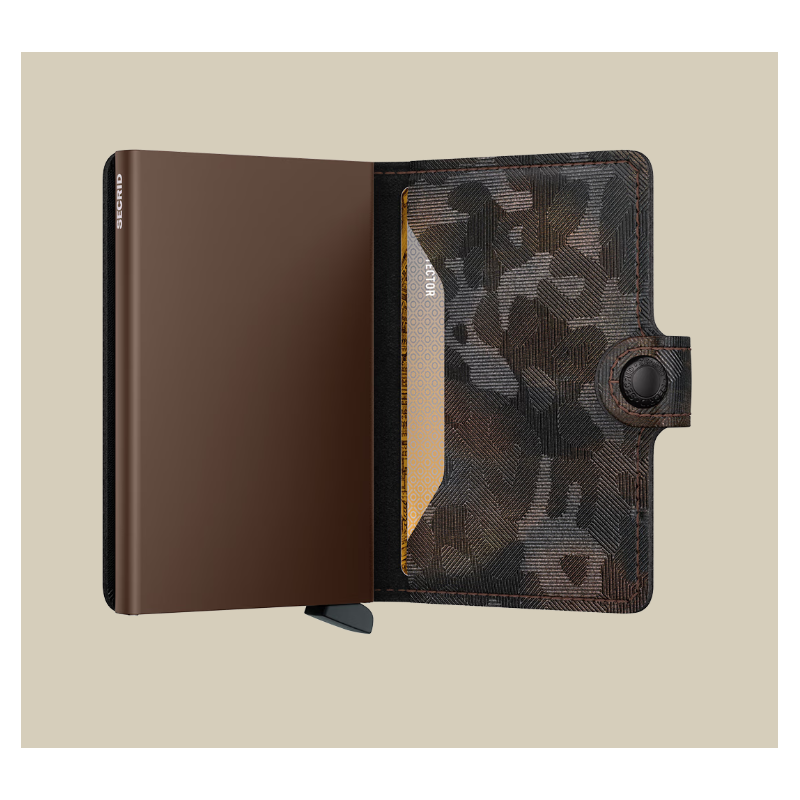 Porte-cartes - secrid - miniwallet jungle brown