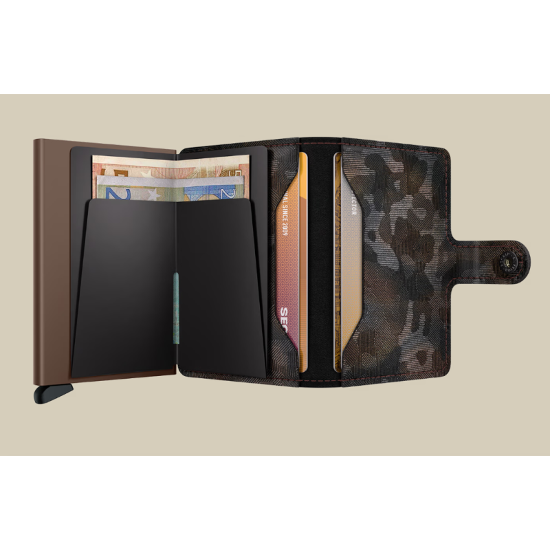 Porte-cartes - secrid - miniwallet jungle brown