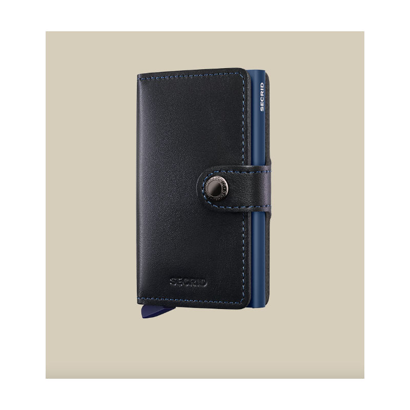 Porte-cartes - secrid - miniwallet original Black-Navy