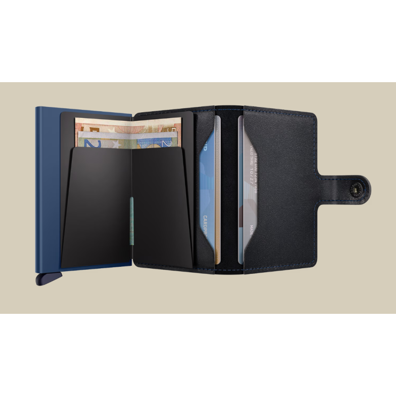 Porte-cartes - secrid - miniwallet original Black-Navy