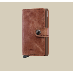 Porte-cartes - secrid - miniwallet vintage cognac brown