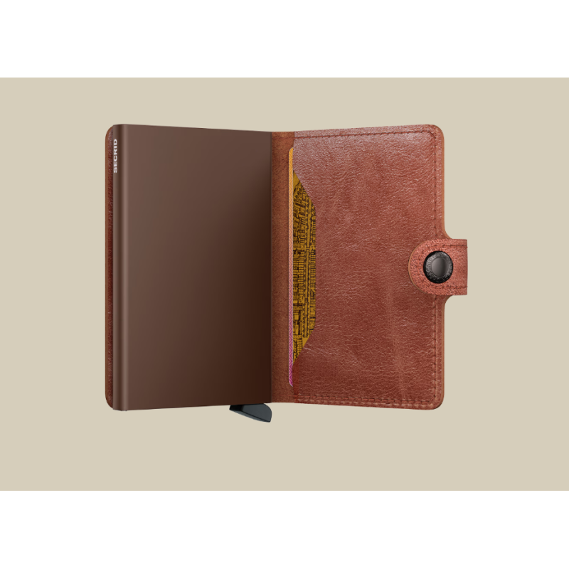 Porte-cartes - secrid - miniwallet vintage cognac brown