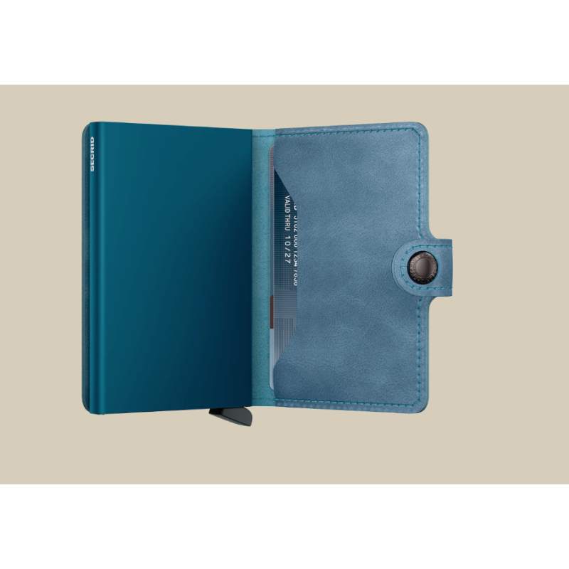 Porte-cartes - secrid - miniwallet vintage Teal