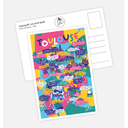 Carte postale - ste illustration - toulouse