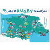Carte postale - ste illustration - Rugby
