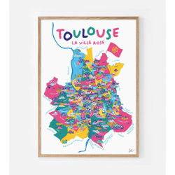 Affiche 30x40cm - ste illustration - toulouse