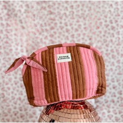 Trousse make up - Maison Augustin - stripe malabar