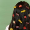 Barrette - coucou suzette - fruits rouges