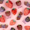 Barrette - coucou suzette - fruits rouges