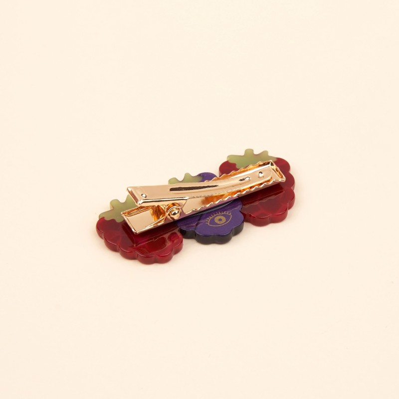 Barrette - coucou suzette - fruits rouges