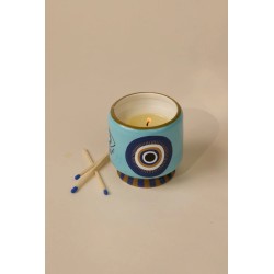 Bougie - gh - Adopo - eye ceramic candle - incense and smoke