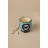 Bougie - gh - Adopo - eye ceramic candle - incense and smoke