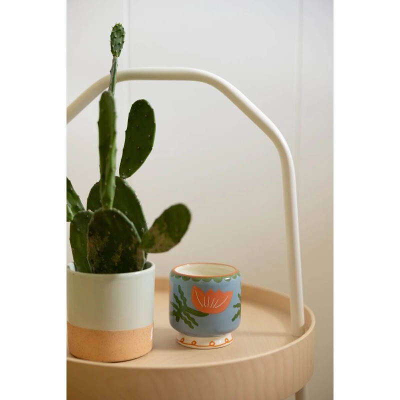 Bougie - gh - Adopo - flower ceramic candle - cactus flower