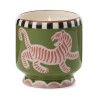 Bougie - gh - Adopo - Tiger ceramic candle - black cedar and fig