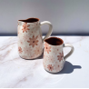 Carafe 1 l - casa cubista - regular margarida - terracotta