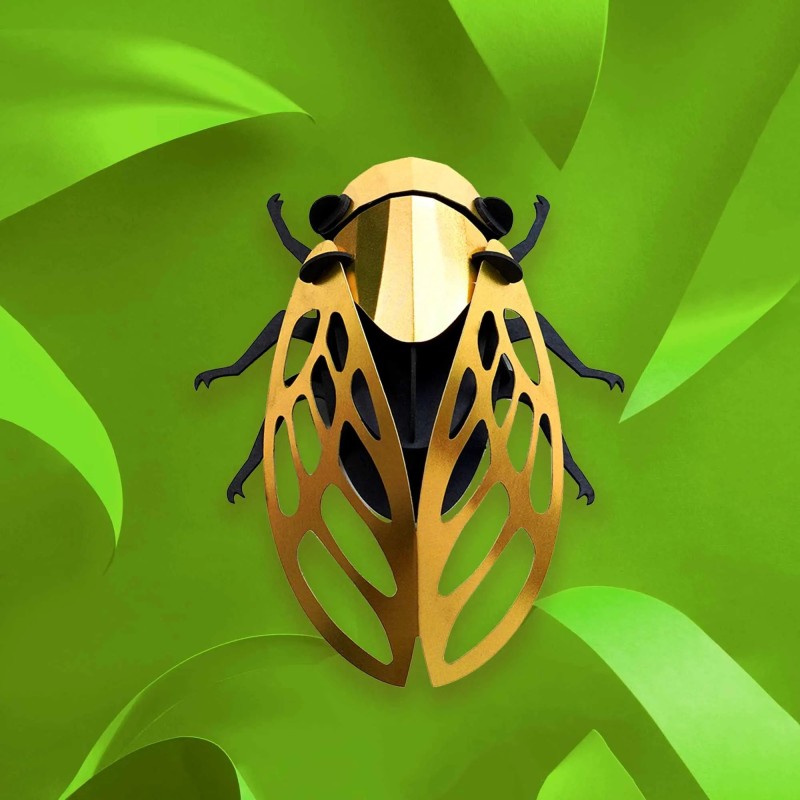 Puzzle 3d - assembli - cicada