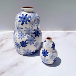 Vase mini - casa cubista - margarida gourd - blue