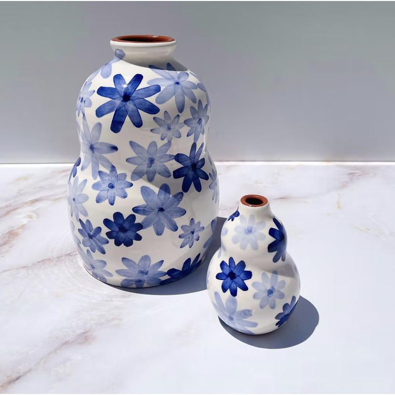 Vase mini - casa cubista - margarida gourd - blue