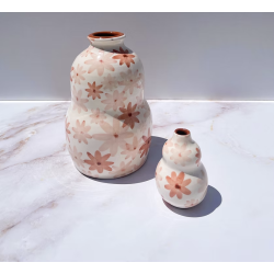 Vase mini - casa cubista - margarida gourd - terracota