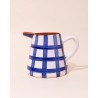 Carafe 2 l - casa cubista - grid pitcher - blue