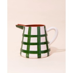 Carafe 2 l - casa cubista - grid pitcher - dark green