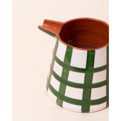 Carafe 2 l - casa cubista - grid pitcher - dark green