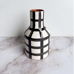 Vase mini - casa cubista - grid garafe - noir