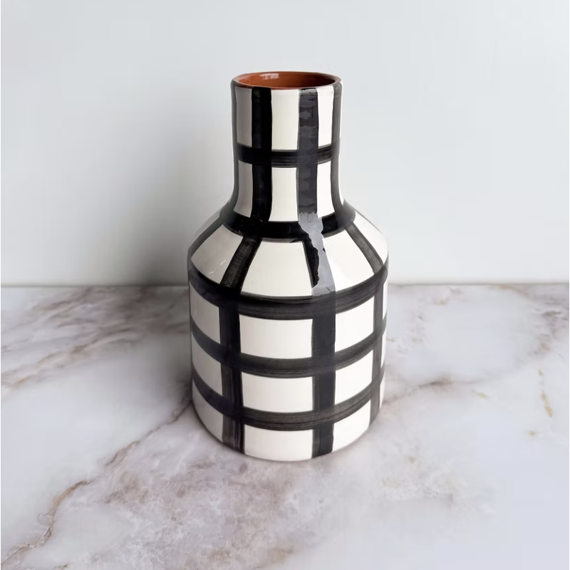 Vase mini - casa cubista - grid garafe - noir