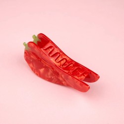 Pince à cheveux - coucou suzette - piment
