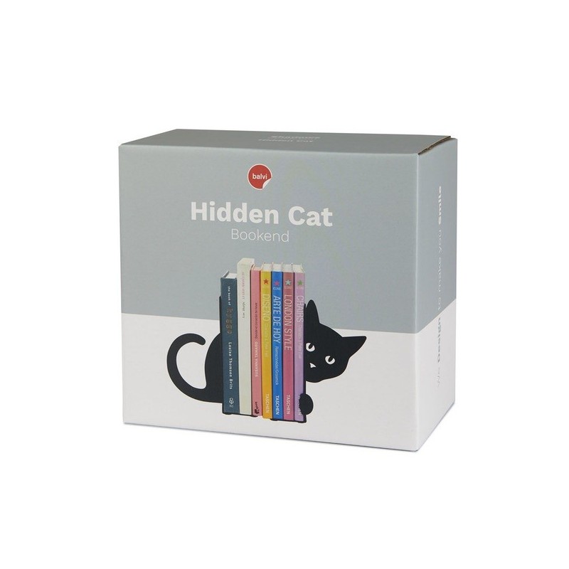 Serre-livres - balvi - hidden cat