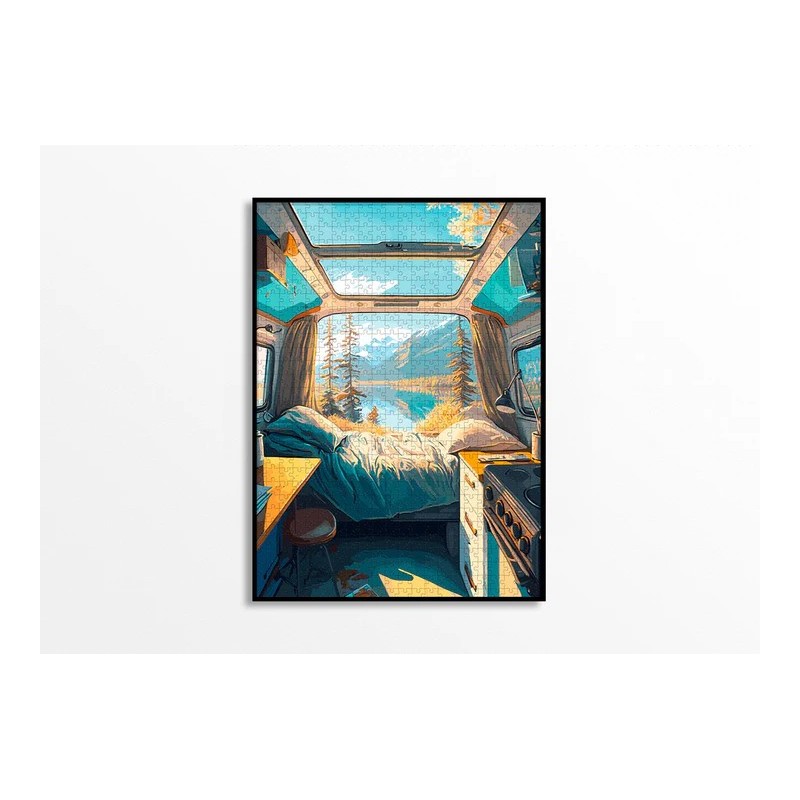 Puzzle 1000 pieces - piece & love - van life